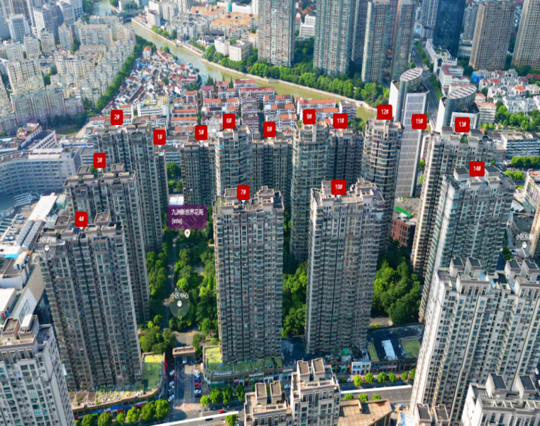 九洲新世界花苑摆位图