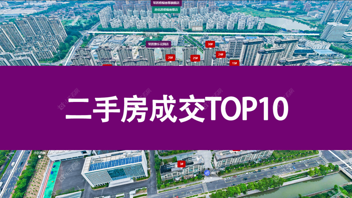二手房周榜出炉！成交最活跃的10个小区是这些！