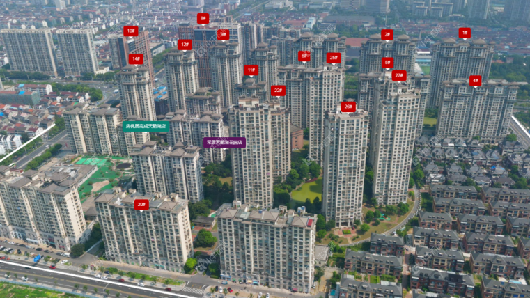 常州高成天鹅湖摆位图