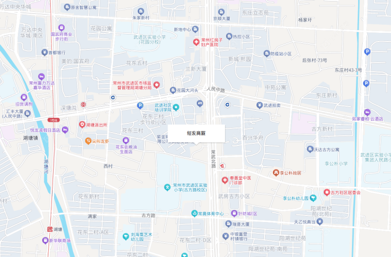 常州经发商厦区位图 