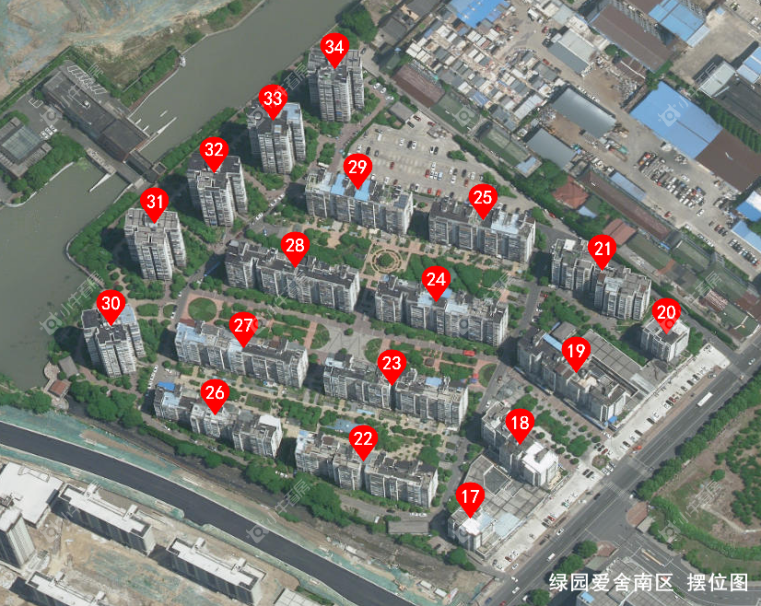 常州绿园爱舍南区摆位图