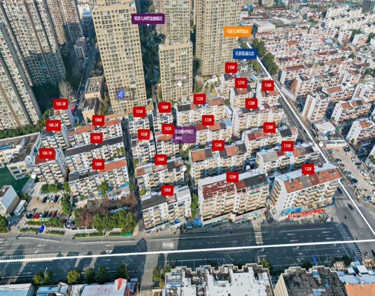 劳动新村南区摆位图