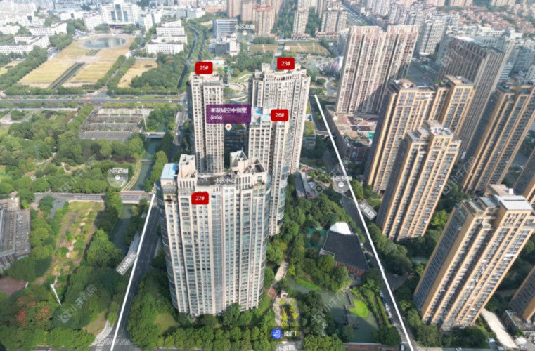 常州莱蒙城空中别墅摆位图 