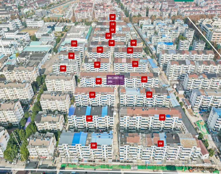 丽华三村南开小区摆位图 丽华三村南开小区摆位图