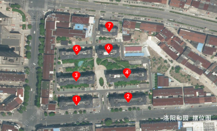 常州洛阳和园二手房摆位图 