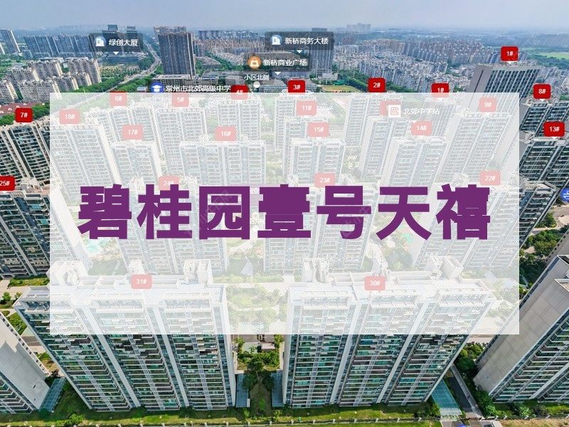 常州市2025年12月人气小区测评之碧桂园壹号天禧