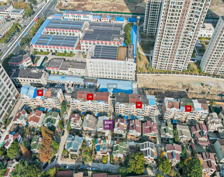 勤丰新村摆位图