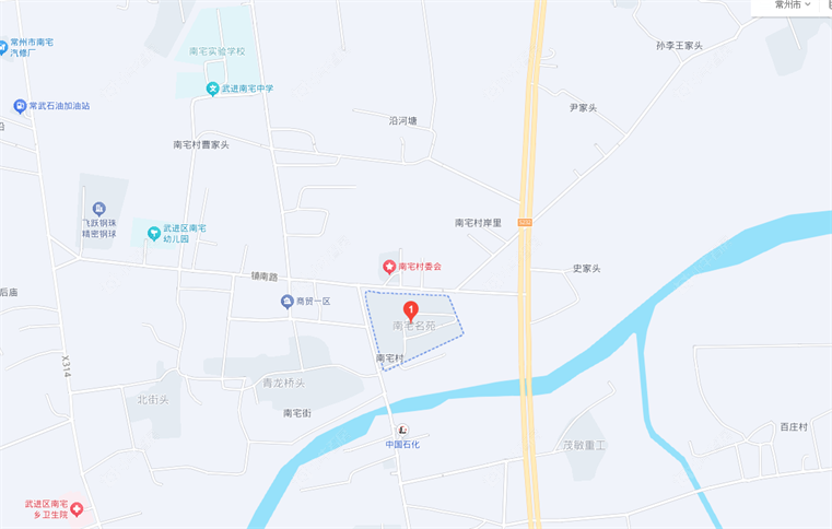 南宅名苑区位图