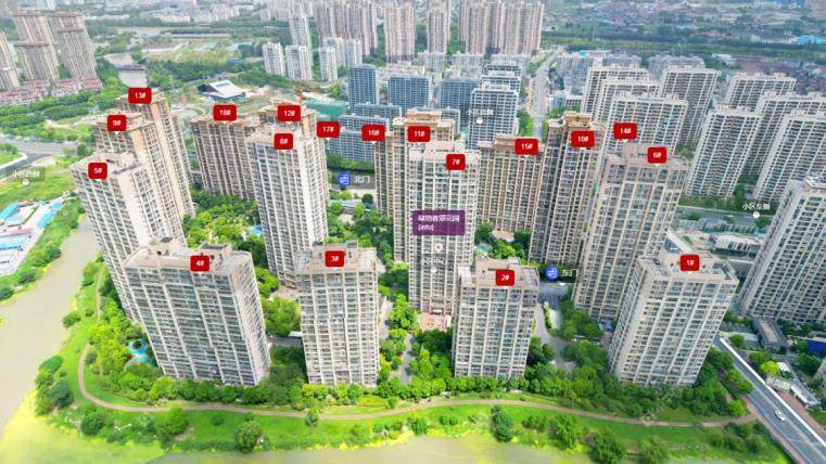 常州绿地香颂花园摆位图