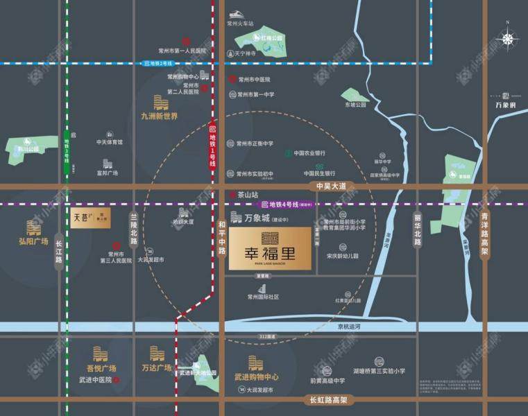 华润幸福里区位图