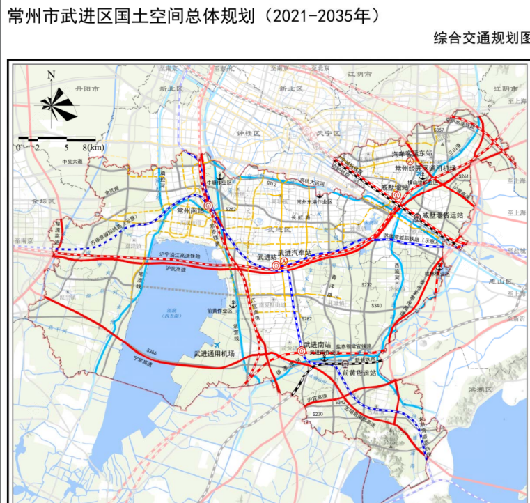 综合交通规划图
