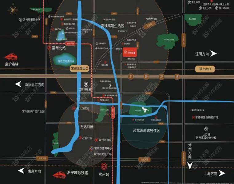 常州天奕云著区位图