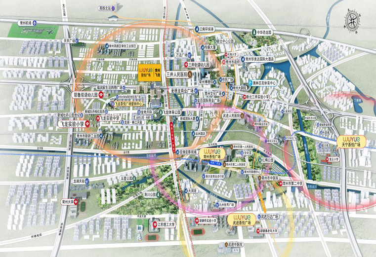 常州新城黑牡丹世纪之光区位图