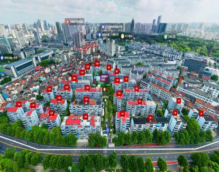 常州桃园新村摆位图