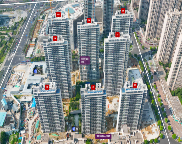 华润幸福里摆位图