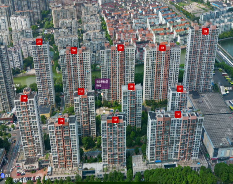 世纪华城东区摆位图