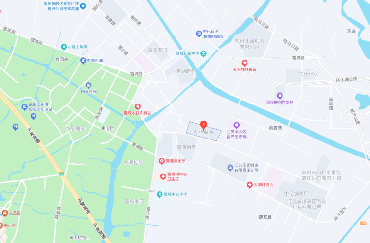 常州湖璟茗苑区位图 