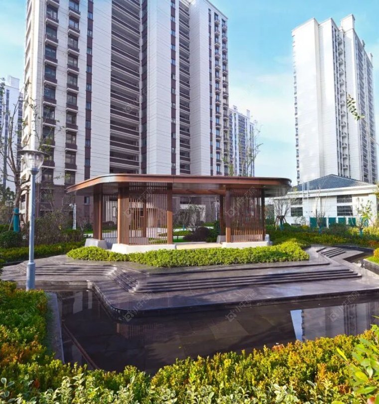 荷樾府小区景观实景图