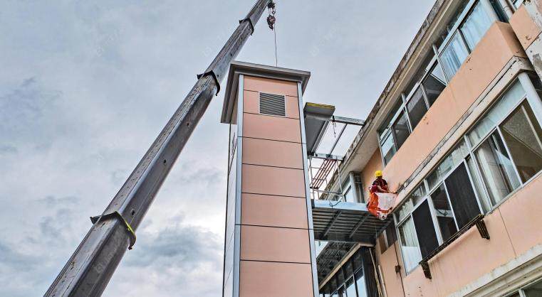 电梯加装网络图