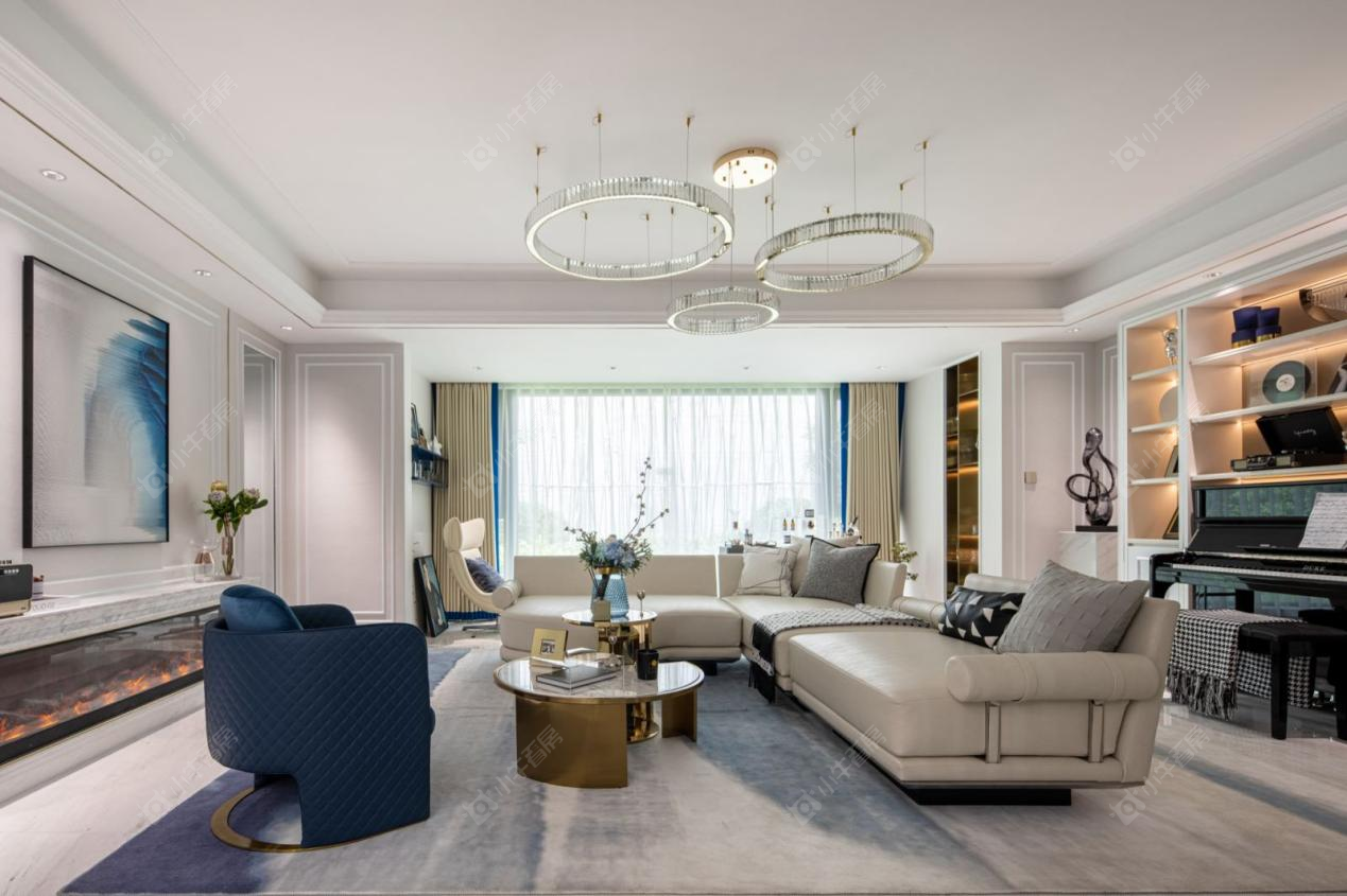 建面约125㎡户型样板间实景