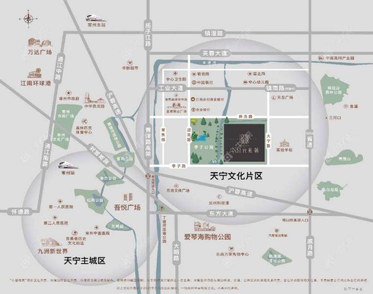 公园礼著区位图