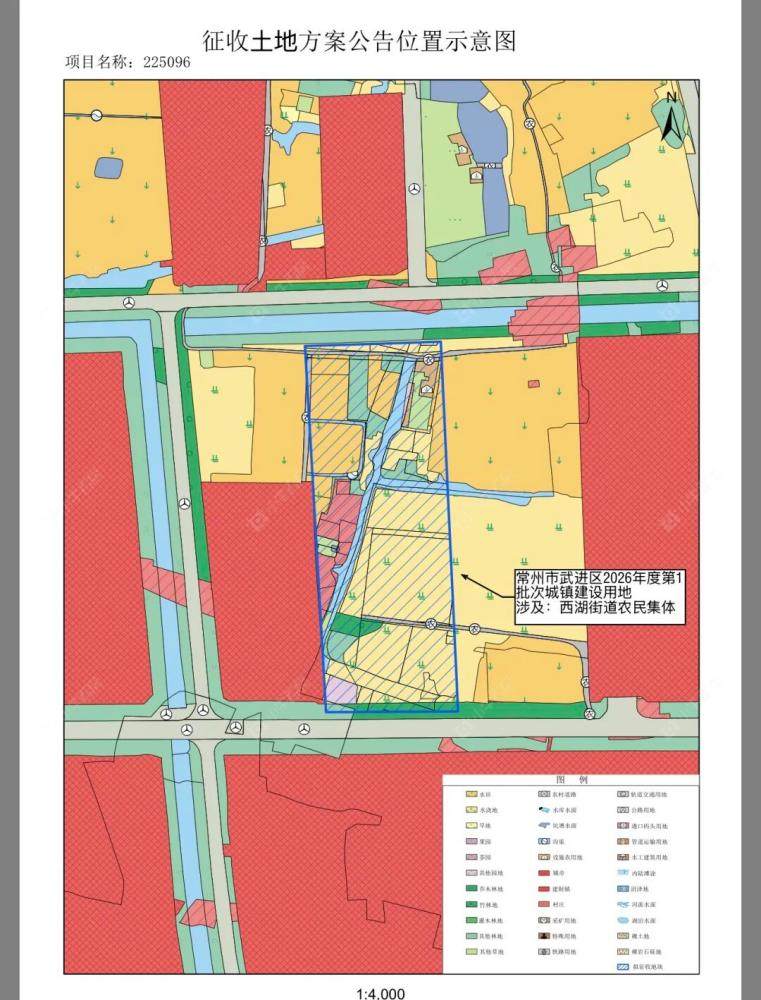 西湖街道征收公告位置示意图 西湖街道征收公告位置示意图
