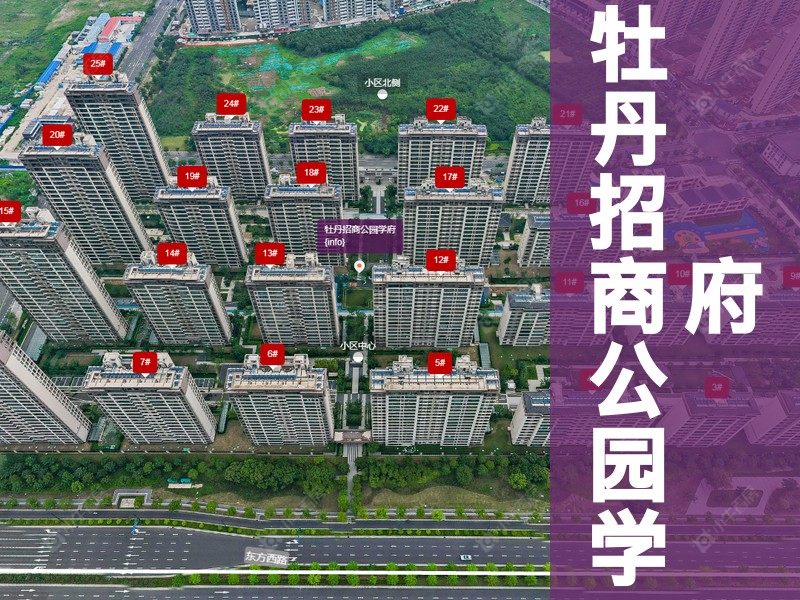 常州市2025年12月人气小区测评之牡丹招商公园学府