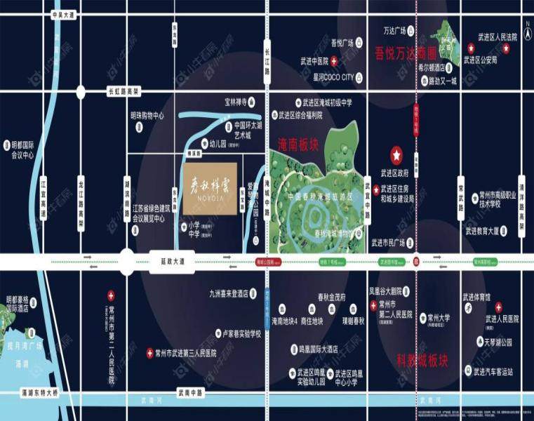 常州春秋祥云如院区位图 常州春秋祥云如院区位图