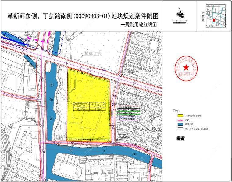 革新河东侧、丁剑路南侧地块