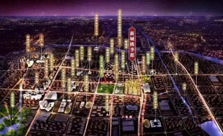 新城桃李郡区位图