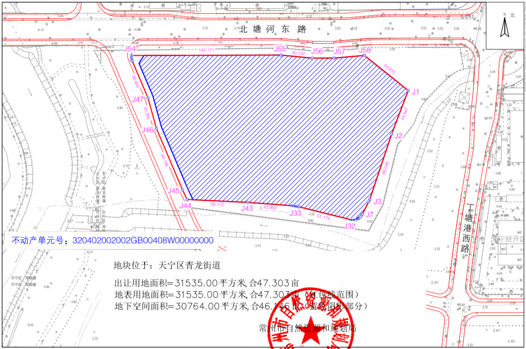 北塘河路南侧、丁狄河西侧地块1 北塘河路南侧、丁狄河西侧地块1