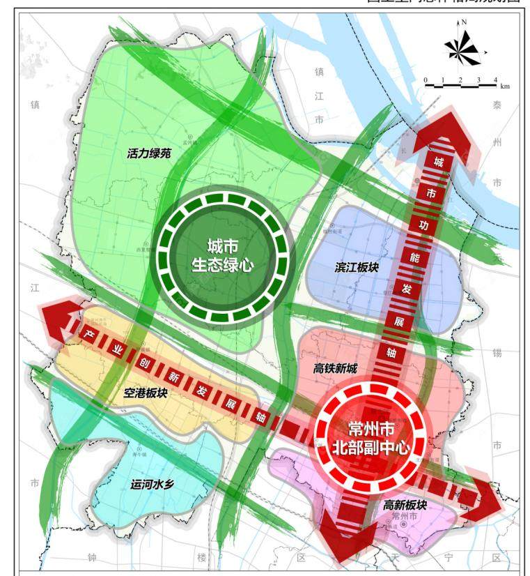 常州市新北区国土空间总体规划图