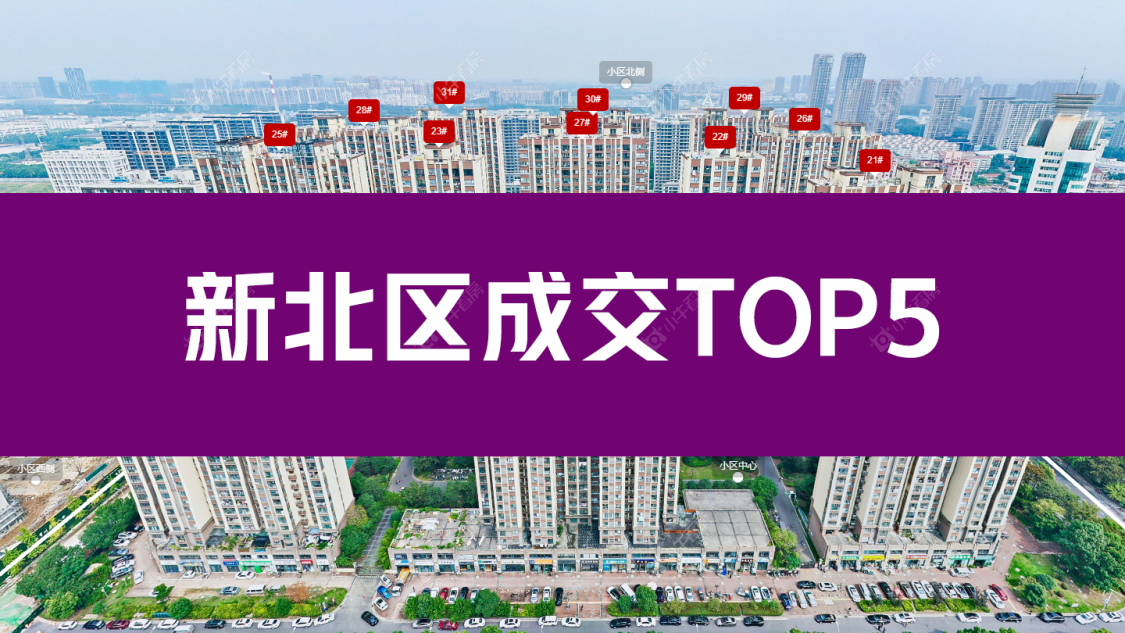 新北上周二手房成交TOP5揭晓，揭秘这些小区的热门密码