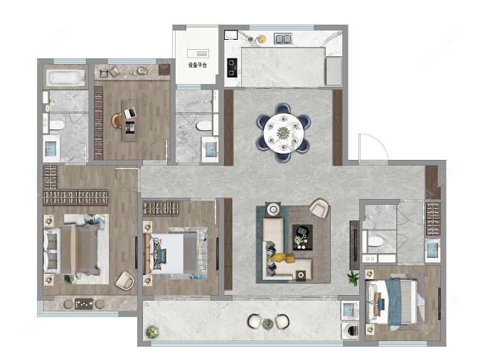 保利天汇160户型