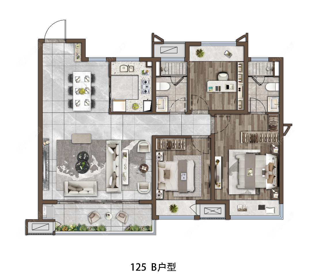 星河时代125户型