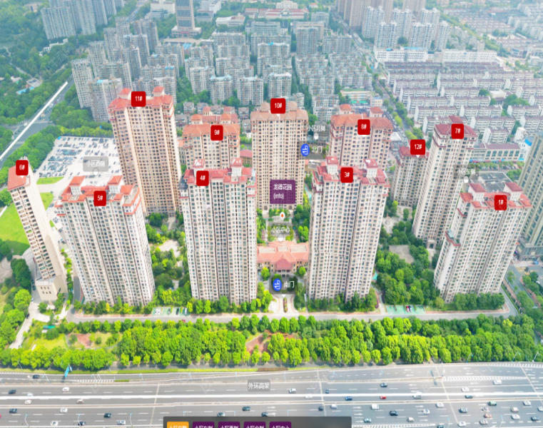 常州龙德花园摆位图 常州龙德花园摆位图