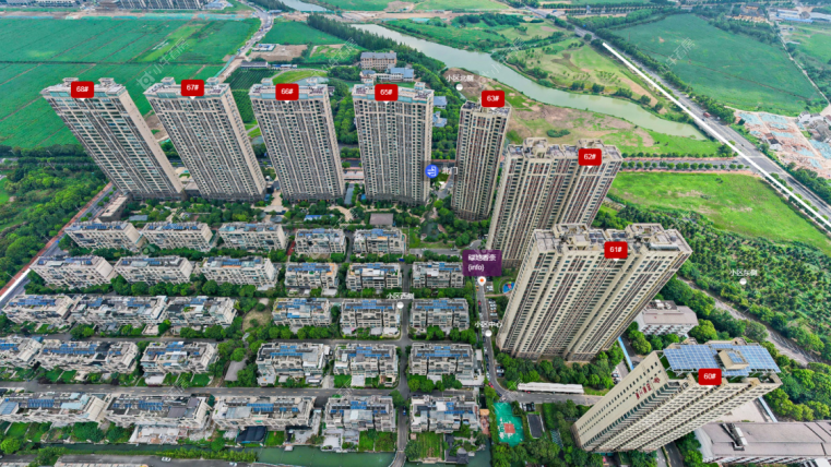 常州绿地香奈摆位图