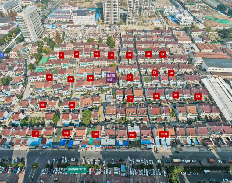 勤丰花园摆位图