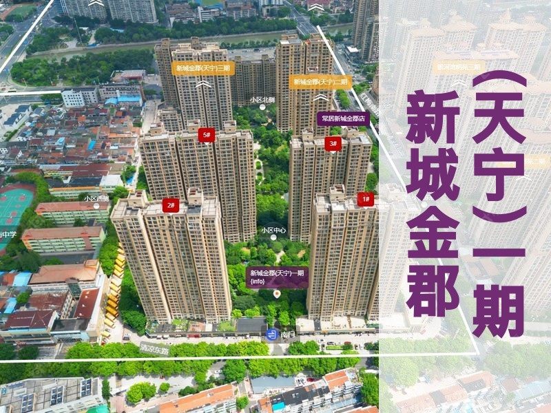 常州市2026年1月人气小区测评之新城金郡(天宁)一期