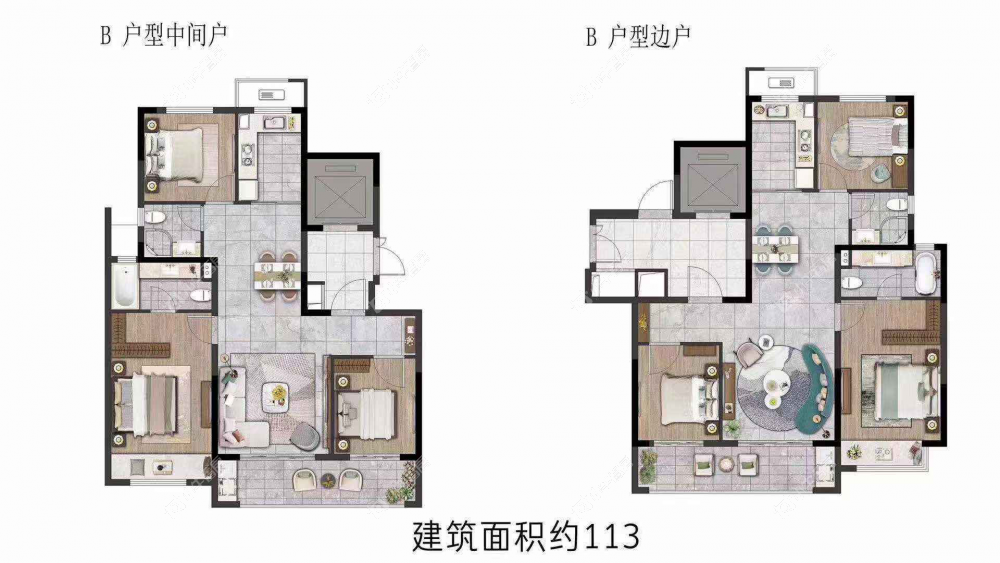 保利和光晨樾113平