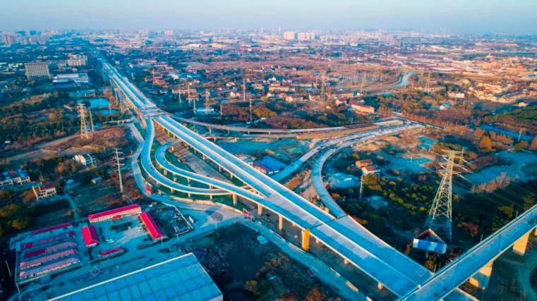 常州交通路网实景图