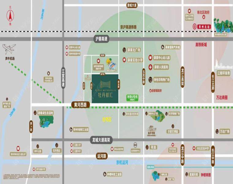 常州牡丹都汇区位图 常州牡丹都汇区位图