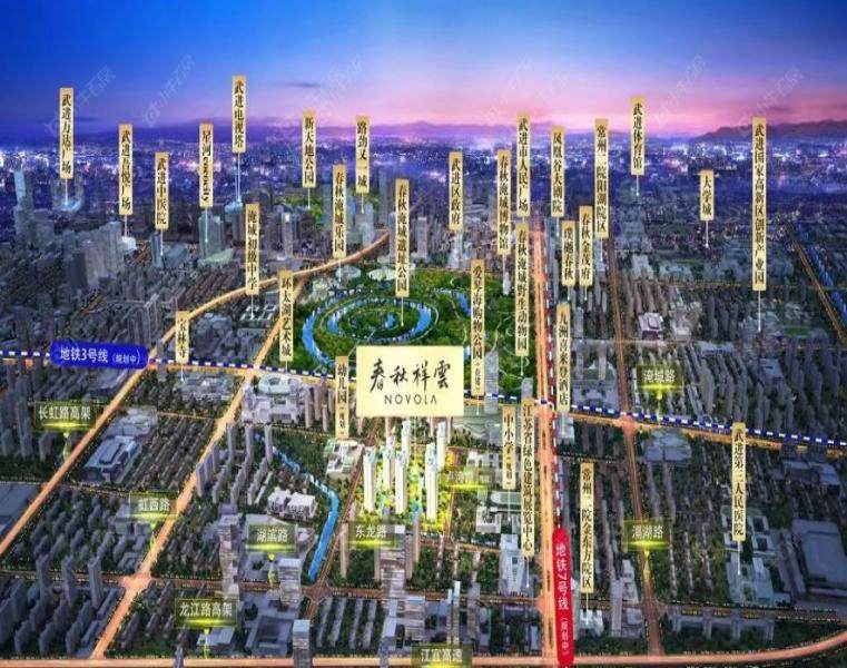 常州春秋祥云如院区位图