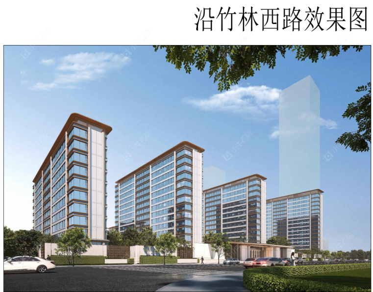 龙禧雅院沿竹西路效果图